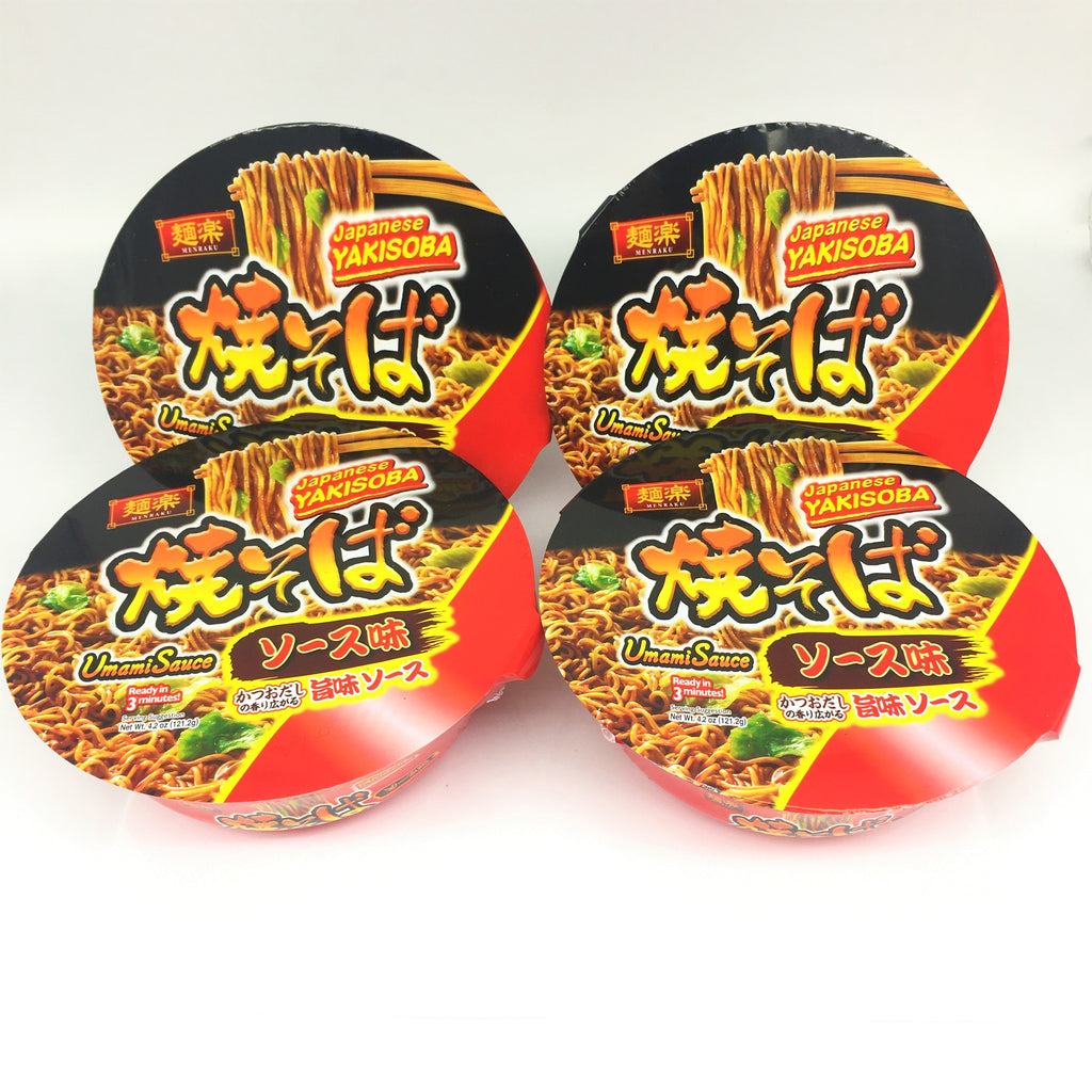 Menraku Japanese Yakisoba- Umami Sauce 4.2 ozX 4