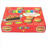 Bourbon Every Burger-Shaped Chocolate Filled Cookies From Japan 2.32 oz