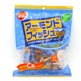 Denroku Crispy Almond Dried Fish Snack 72g /12pcs 含鈣香脆杏仁小魚乾