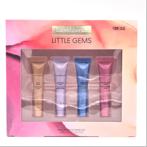 bareMinerals LITTLE GEMS ® MINI METALLIC MASK SET, limited edition $40 Value - Psyduckonline