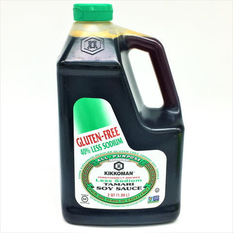 Kikkoman Gluten Free Traditionally Brewed Tamari Soy Sauce-40% Less Sodium 1.89L