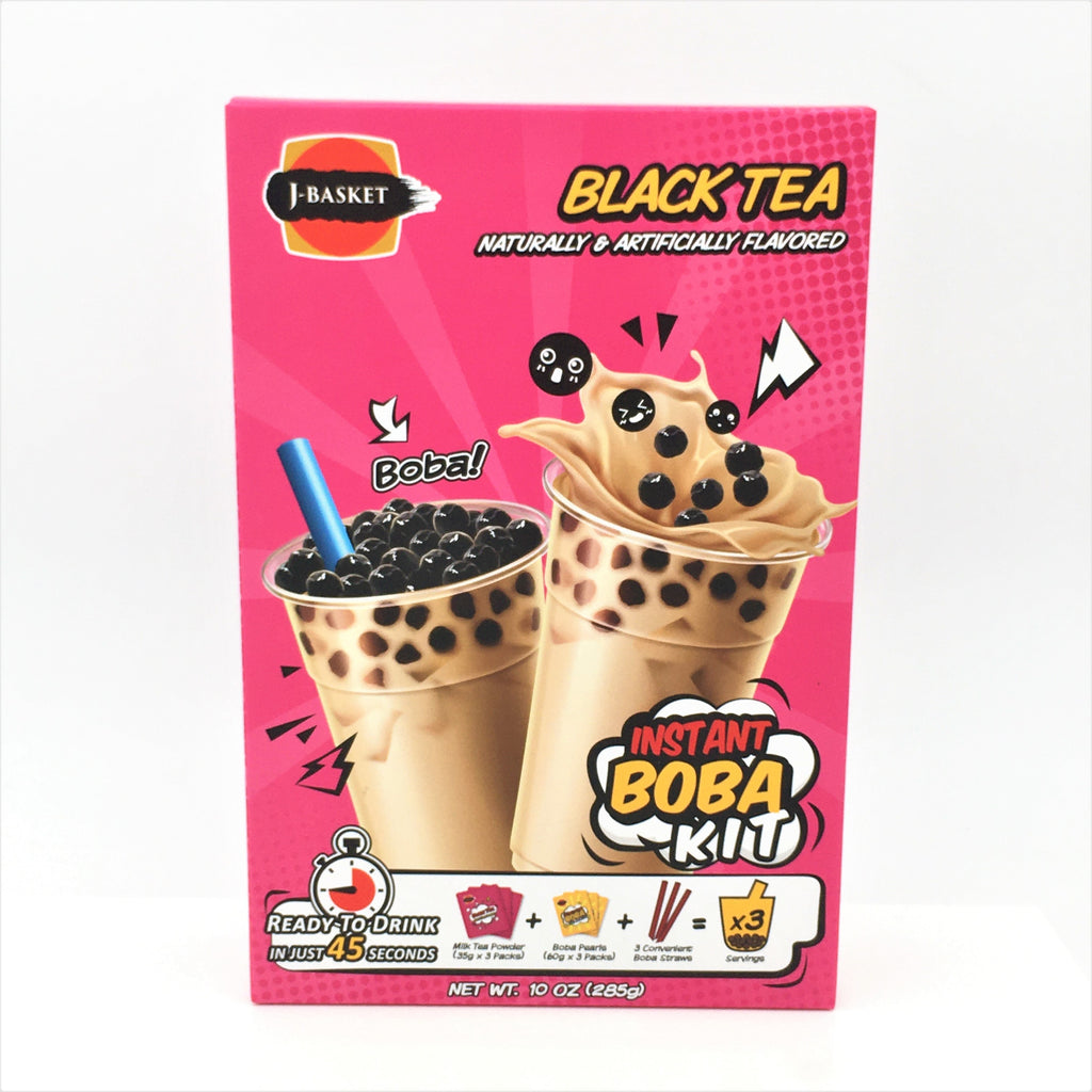 J-Basket Black Tea Instant Boba Kit 10oz /285g