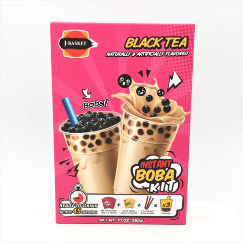 J-Basket Black Tea Instant Boba Kit 10oz /285g
