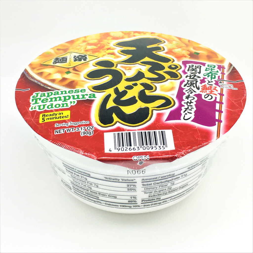 Menraku Japanese Tempura Udon 3.17 oz /90g