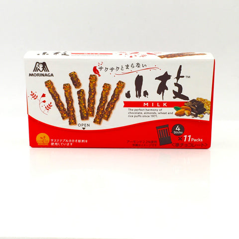 Morinaga Koeda Milk Chocolate With Almond 64.9g (4 x11bags)