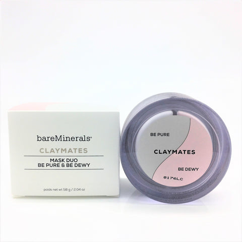 bareMinerals Claymates Mask Duo - Be Pure & Be Dewy 58g / 2.04 oz - Psyduckonline