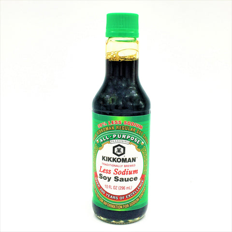 Kikkoman Traditionally Brewed Soy Sauce-38% Less Sodium10oz