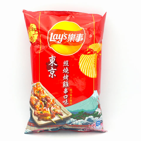 lay's Pole Tokyo Teriyaki Roasted Chicken Flavored Chips 59.5g 樂事東京照燒烤雞串口味
